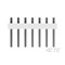 Te Connectivity Board Connector, 7 Contact(S), 1 Row(S), Male, Straight, 0.156 Inch Pitch, Solder Terminal, Natural 640383-7 - alternate 4